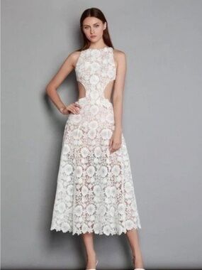 Bronx and Banco | Dresses | Bronx And Banco Saba Blanc Midi Dress In White  | Poshmark